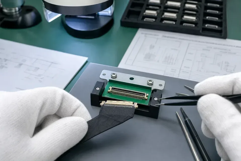 Pin-definition and mating-interface correspondence review for a non-branded I-PEX 20455-compatible eDP cable project