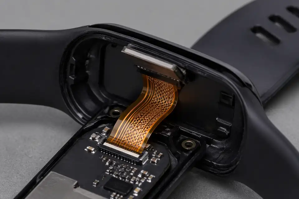 FFC and FPC assembly inside a wearable device