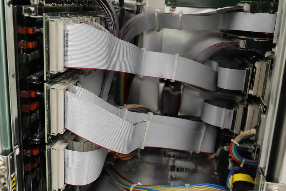 IDC backplane extension interconnect inside industrial equipment