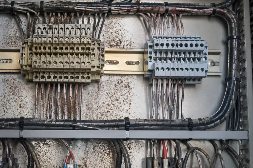 IDC replacement-project context inside industrial control equipment