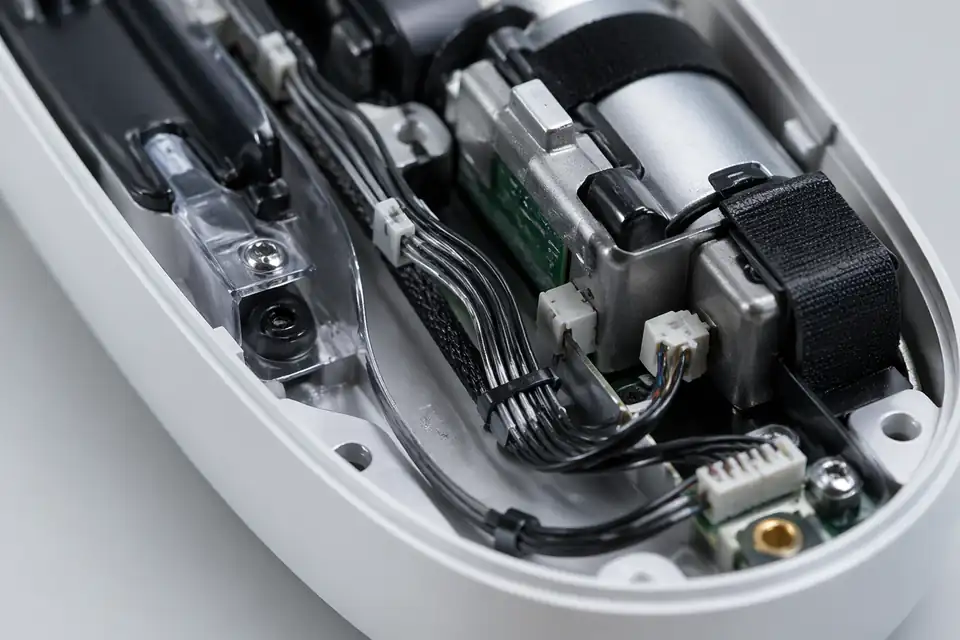 Micro medical harness inside a compact handheld medical device
