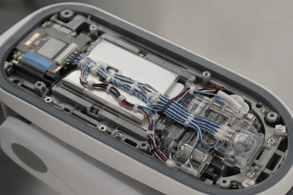 Micro medical harness inside a portable sensor-driven medical device
