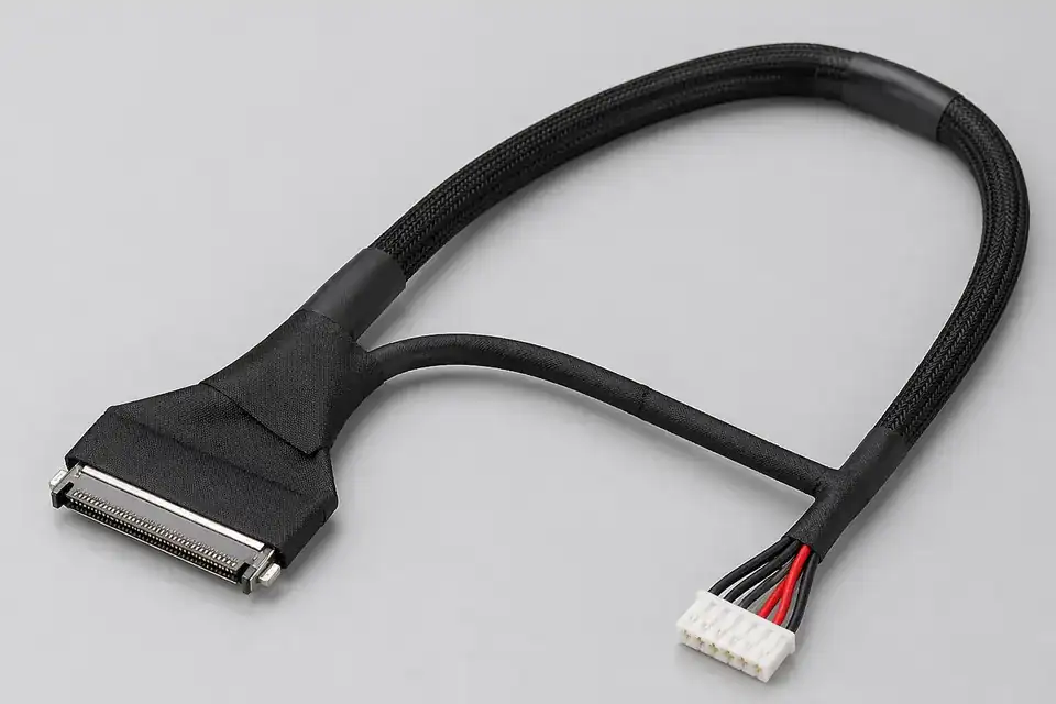 eDP display-link routing and shielding detail