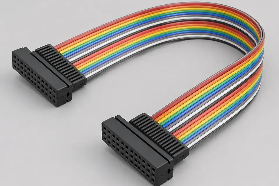 IDC ribbon finished assembly overview