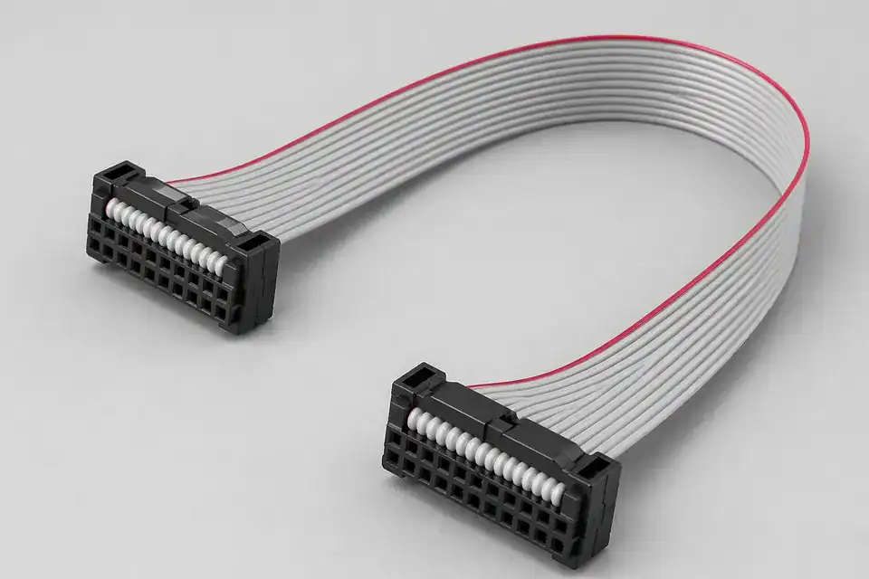 Pitch and connector-format detail for IDC assemblies