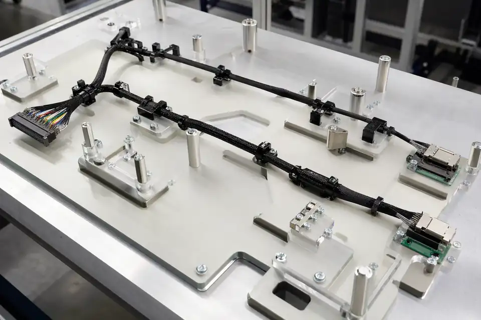 LVDS assembly risk-control reference scene