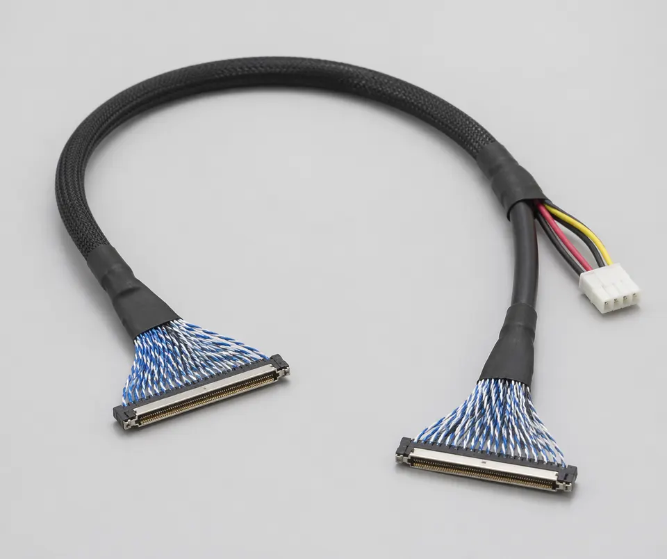 40Pin Dual-Channel LVDS Display Harness with Backlight Branch