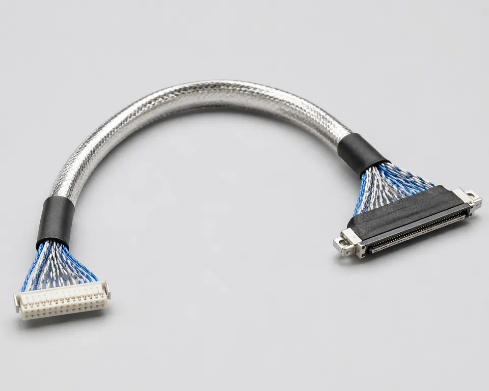 Shielded LVDS Display Harness for Medical Monitors