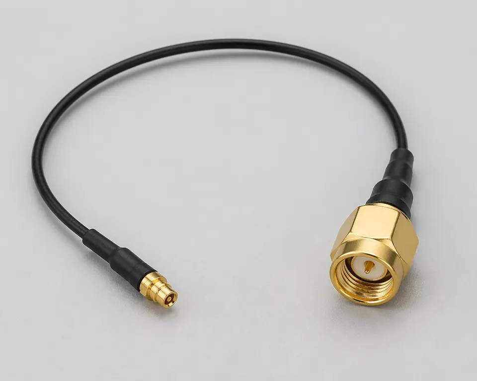 MMCX to SMA Micro-Coax RF Cable for Antenna Feed Links