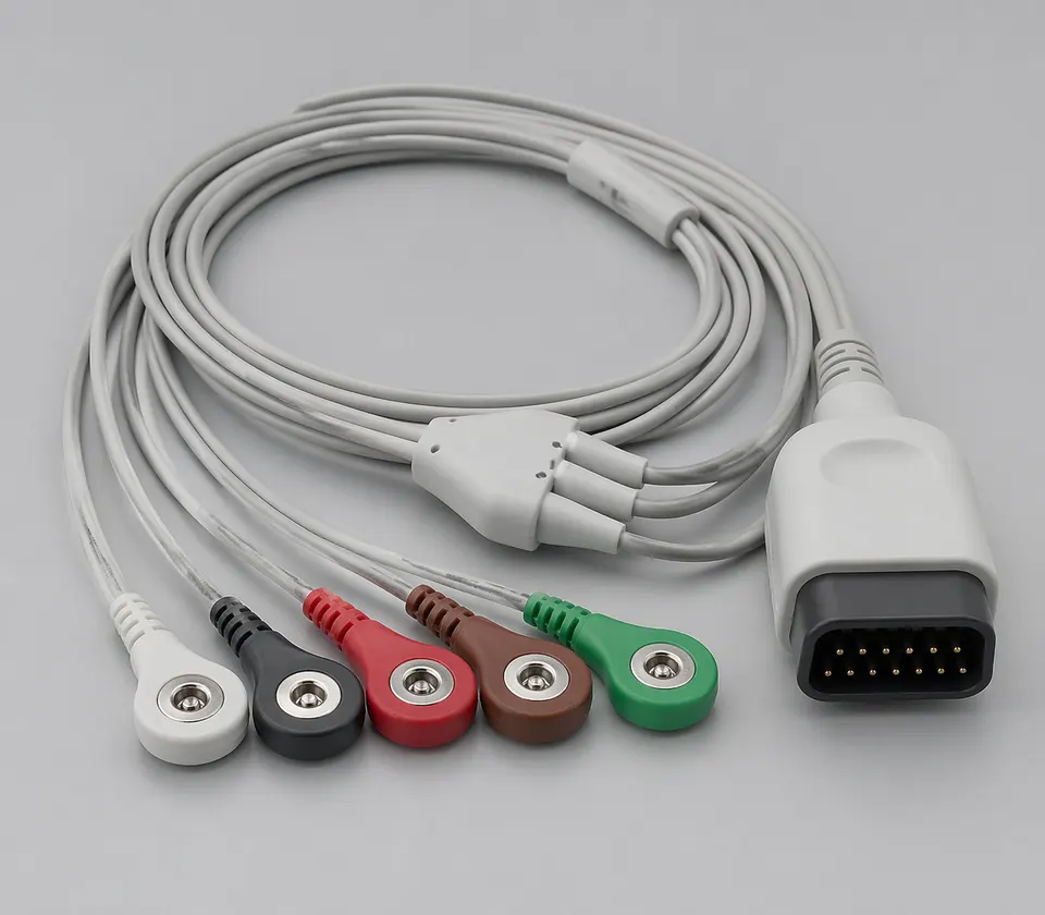 ECG Lead Wire Harness for Multi-Lead Patient Monitoring