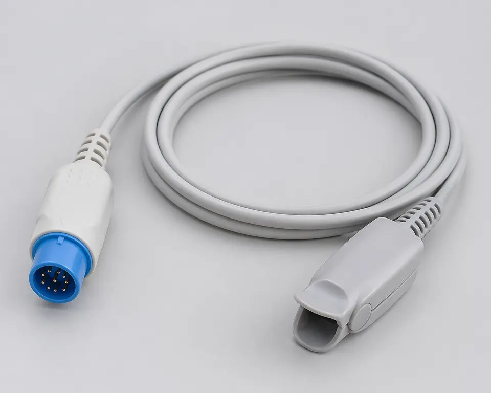 SpO2 Sensor Cable for Patient Monitoring Equipment