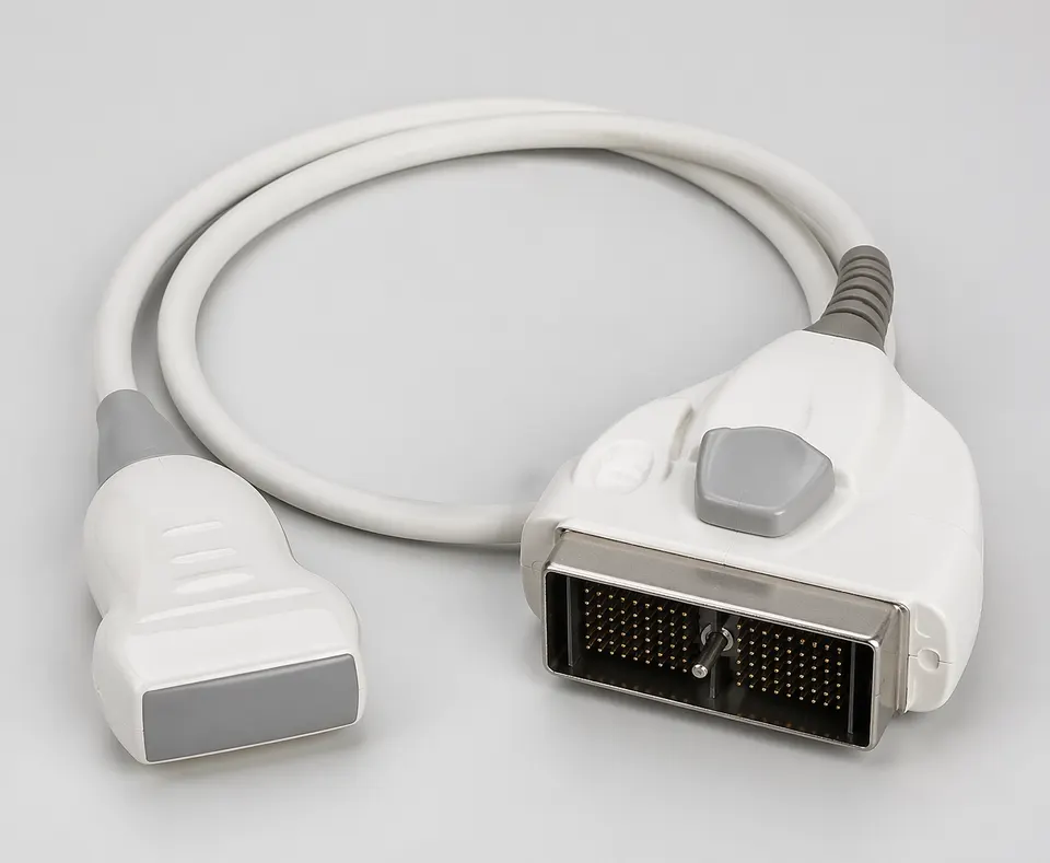 Ultrasound Probe Cable with Multi-Core Shielded Hybrid Structure